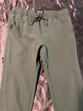 Coalatree Trailhead Adventure Pants Olive Green Unisex XL Slim Hiking Outdoor